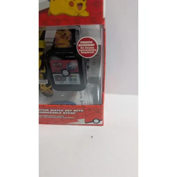Pokémon Interactive Kids Smartwatch Set with Interchangeable Straps MSRP - Picture 2 of 6